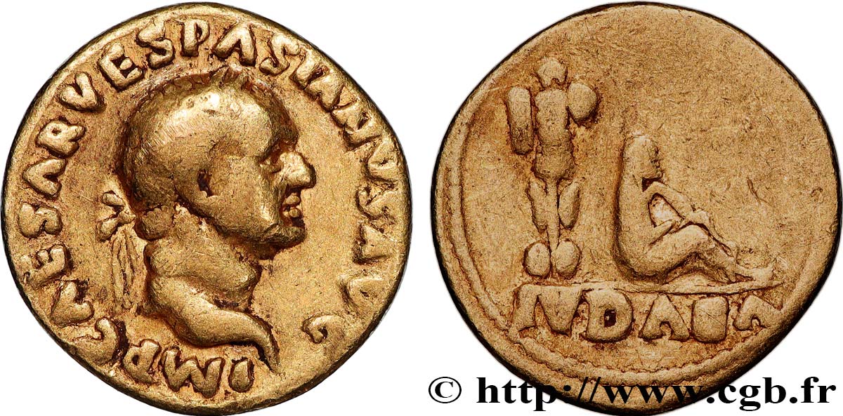 VESPASIANO Aureus BB/q.BB