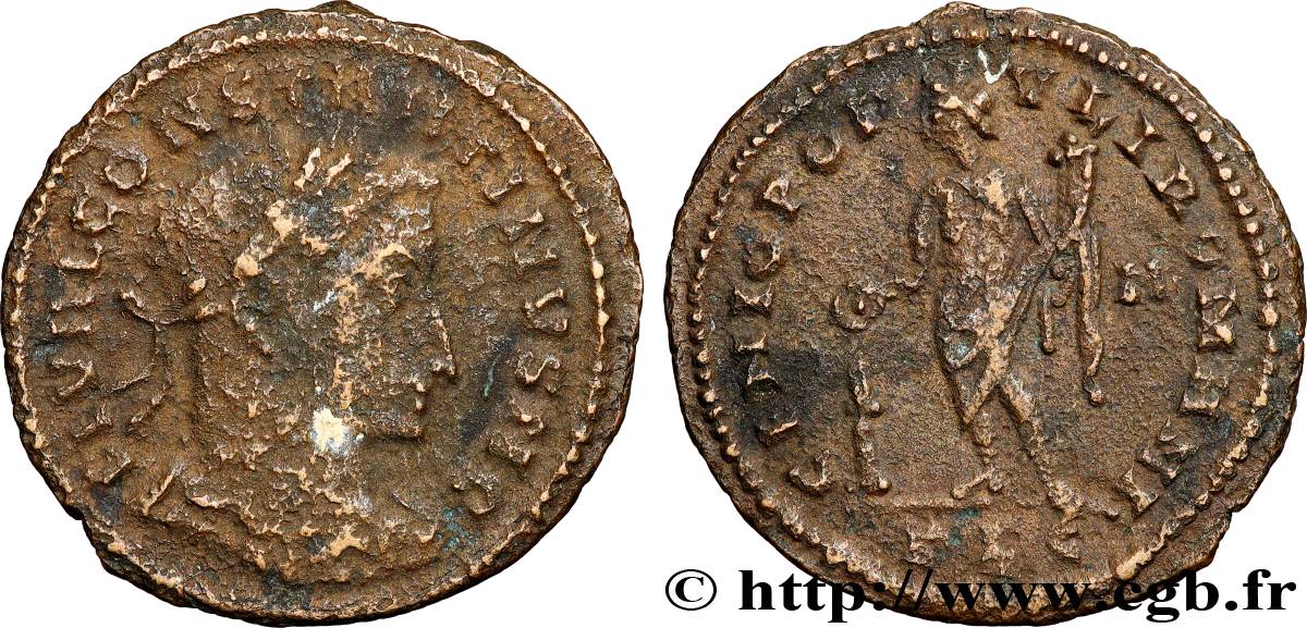 CONSTANTINE I THE GREAT Follis ou nummus VF/XF