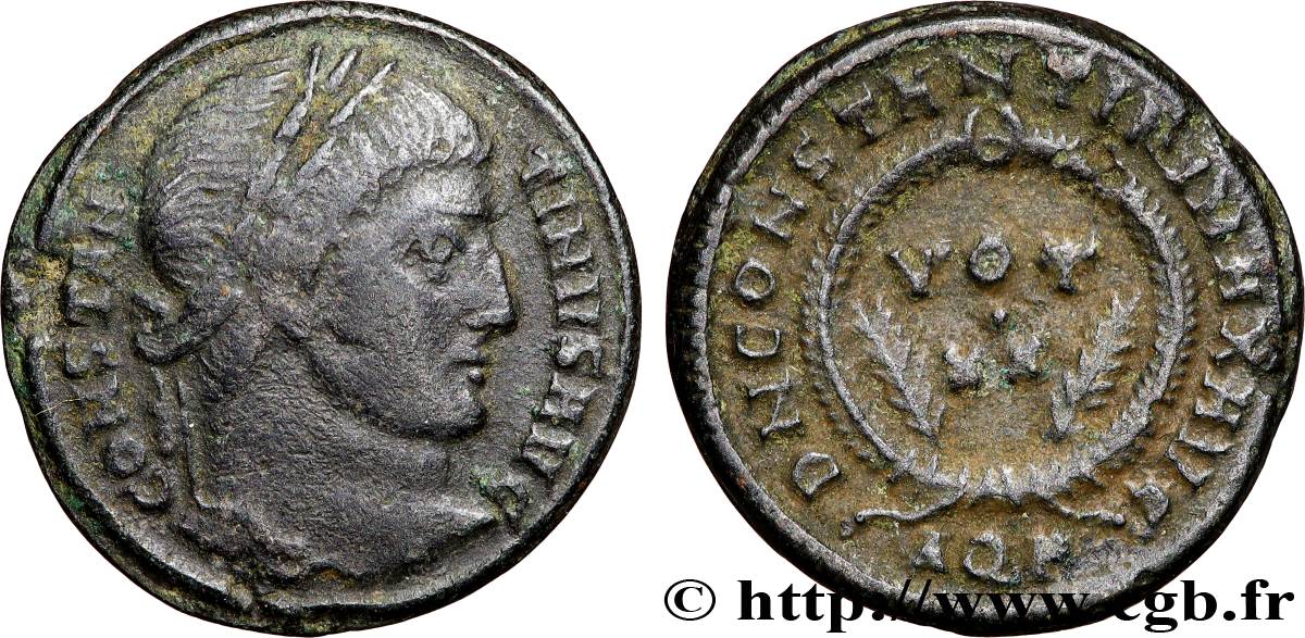 CONSTANTINE I THE GREAT Centenionalis ou nummus XF