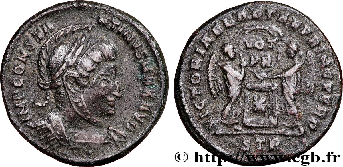 CONSTANTINE I THE GREAT Centenionalis ou nummus XF