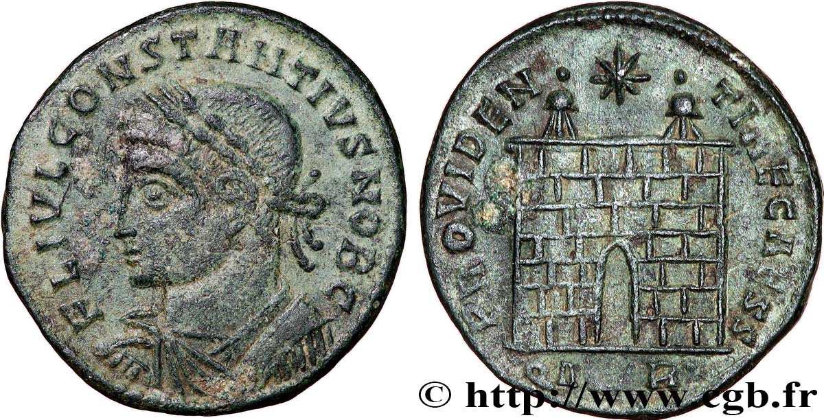 CONSTANTIUS II Centenionalis ou nummus AU