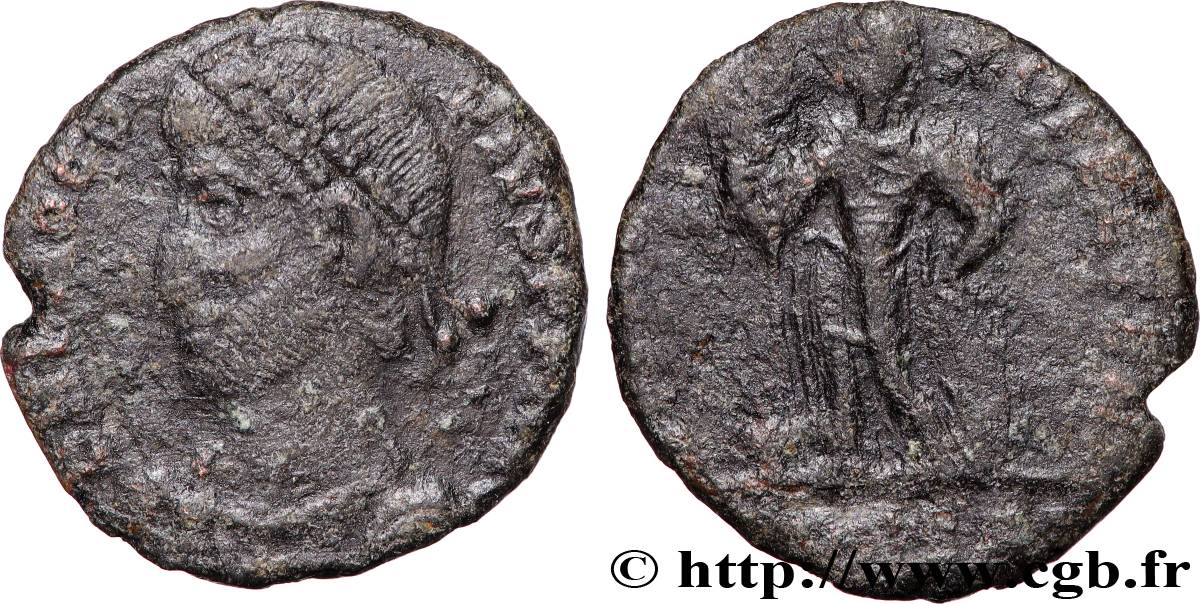 PROCOPIUS Maiorina ou nummus, (PB, Æ 3) fSS/S