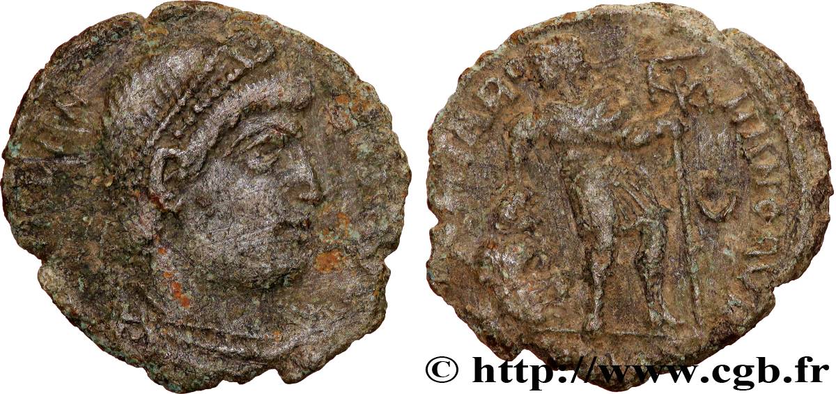 VALENS Nummus, (PB, Æ 3) TB+