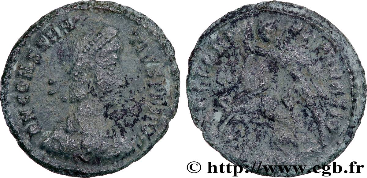 CONSTANCIO II Maiorina réduite, (PB, Æ 3) BC+/BC