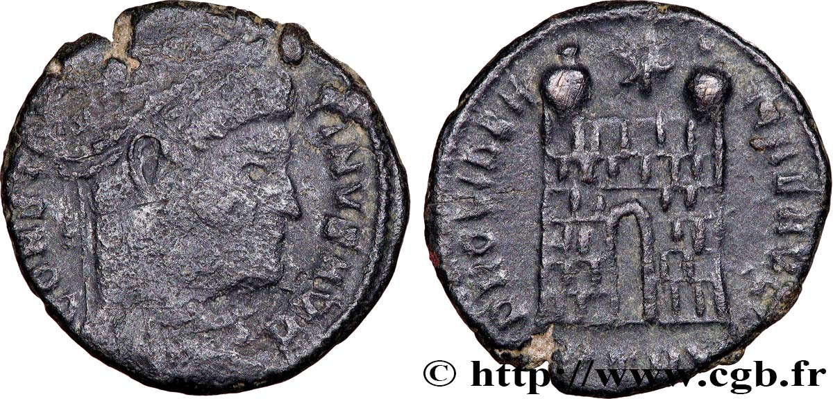 CONSTANTINE I THE GREAT Centenionalis ou nummus VF/XF