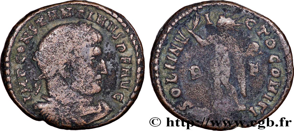 CONSTANTINUS I DER GROßE Follis ou nummus fSS