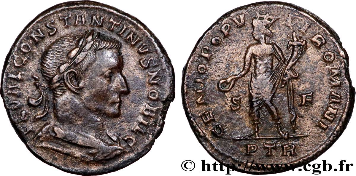 CONSTANTINE I THE GREAT Follis ou nummus AU