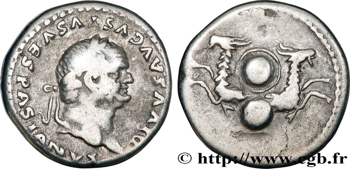 DIVUS VESPASIAN Denier VF