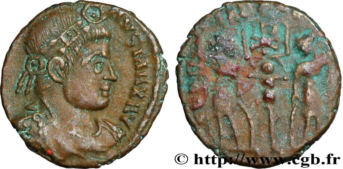 CONSTANTINE I THE GREAT Centenionalis ou nummus AU/VF