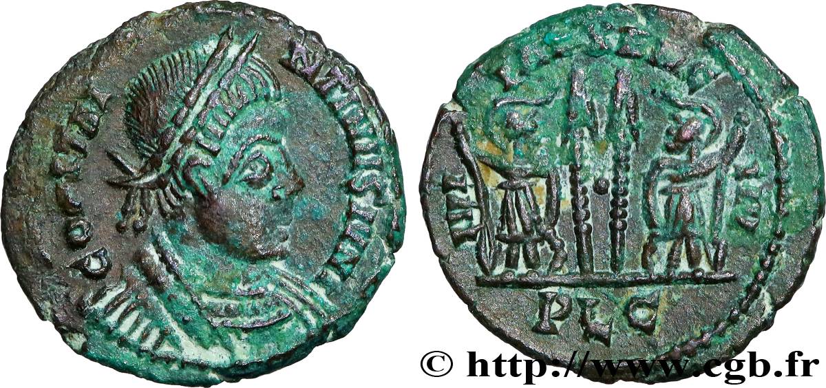 CONSTANTINO II Centenionalis ou nummus MBC+