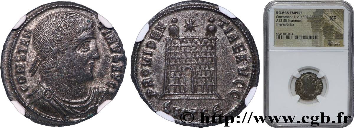 CONSTANTINE I THE GREAT Centenionalis ou nummus AU