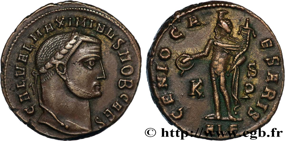 MAXIMINUS II DAIA Follis ou nummus AU