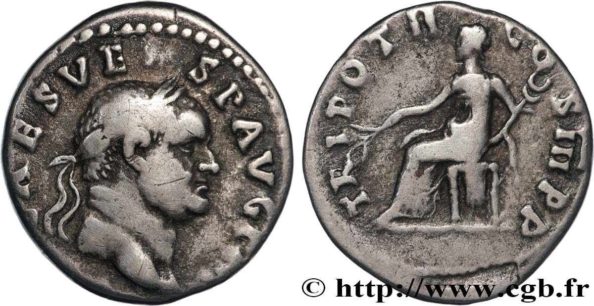 VESPASIAN Denier XF