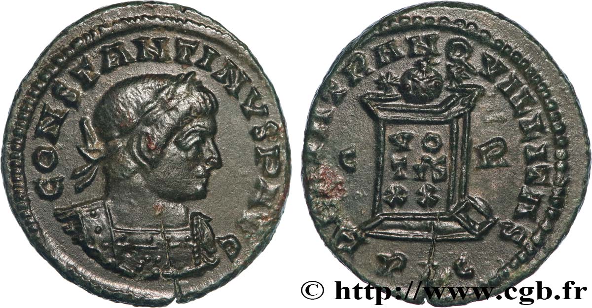 CONSTANTINE I THE GREAT Centenionalis ou nummus AU