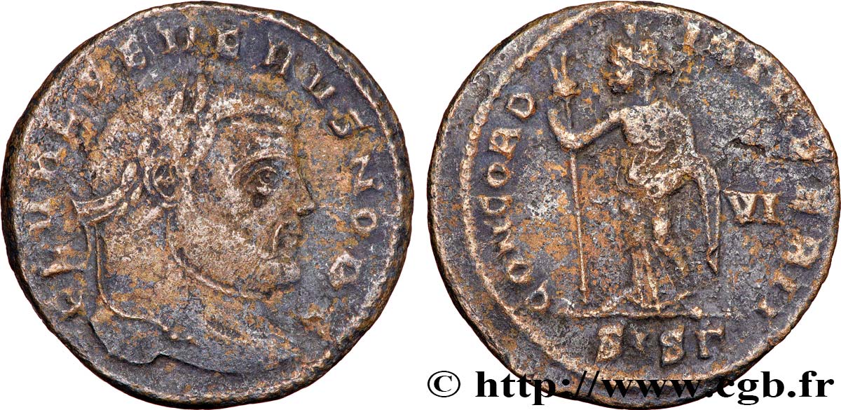 SÉVÈRE II Follis ou nummus TTB