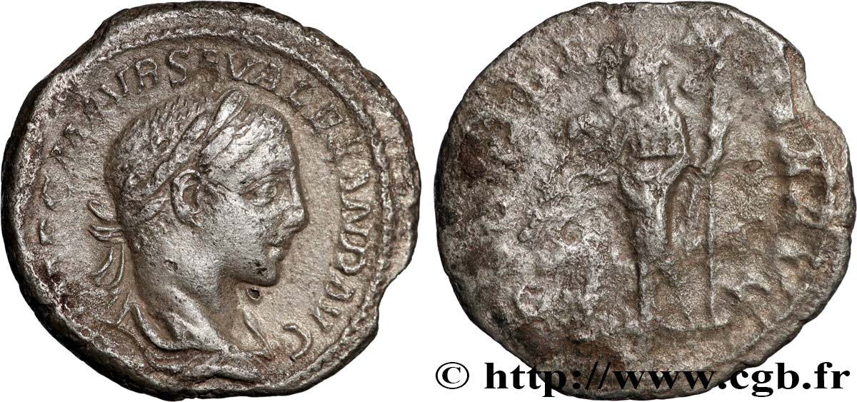 SEVERUS ALEXANDER  Denier XF/VF