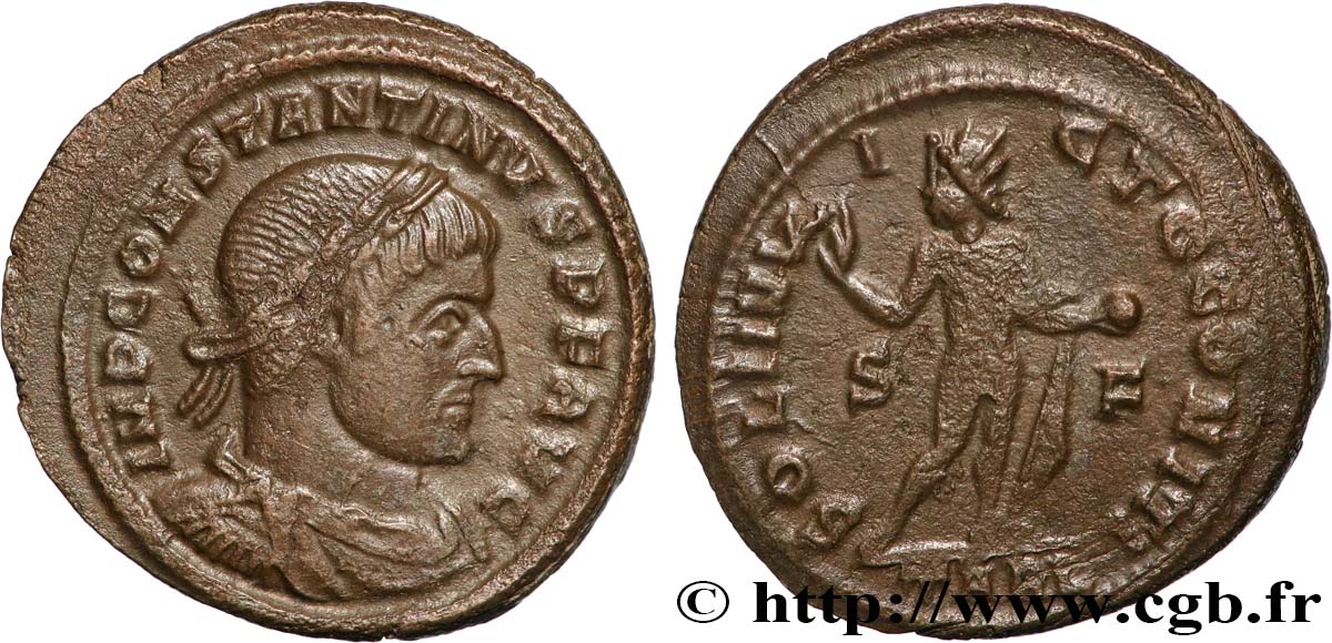 CONSTANTINO I EL MAGNO Follis ou nummus MBC+