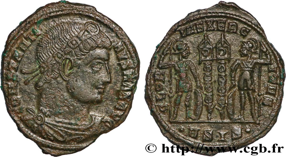 CONSTANTINE I THE GREAT Centenionalis ou nummus AU