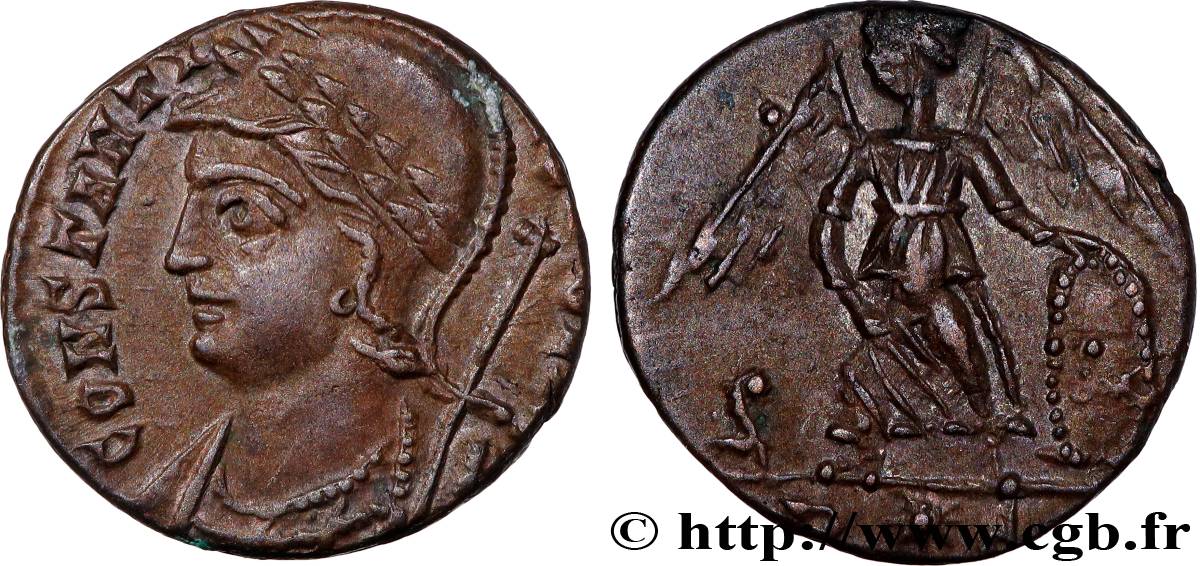 CONSTANTINOPOLIS Centenionalis ou nummus EBC/MBC+