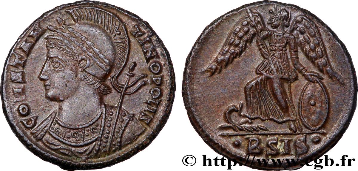 CONSTANTINOPLE Centenionalis ou nummus SUP/SPL