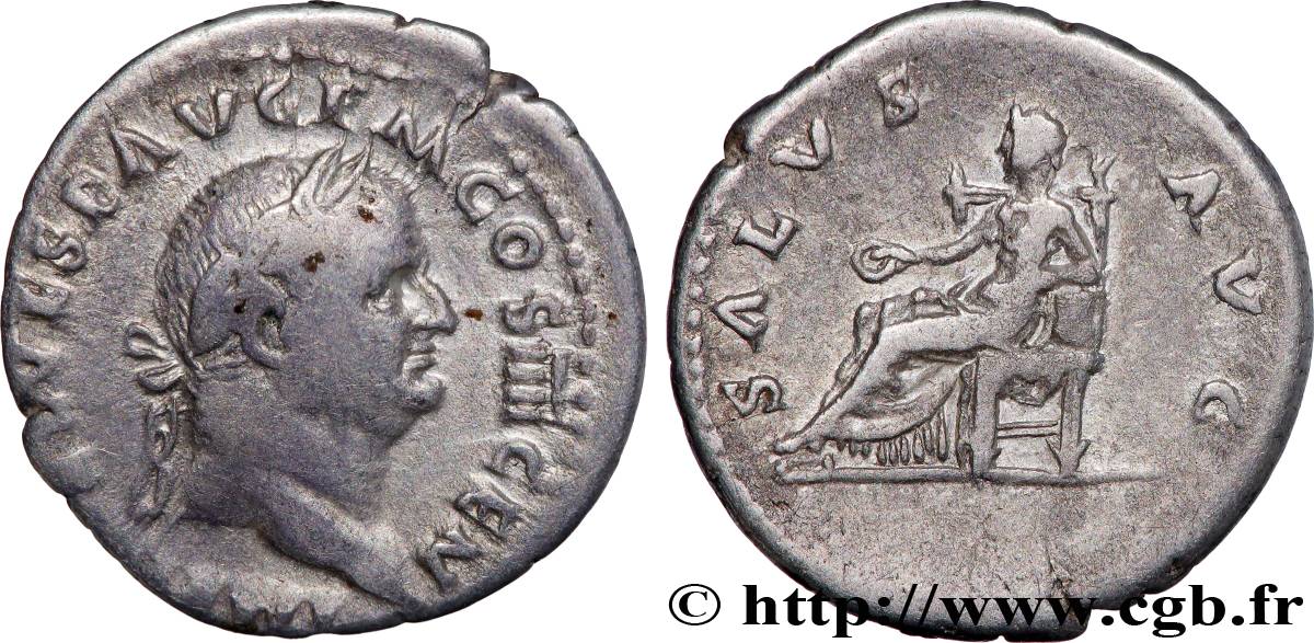 VESPASIAN Denier XF