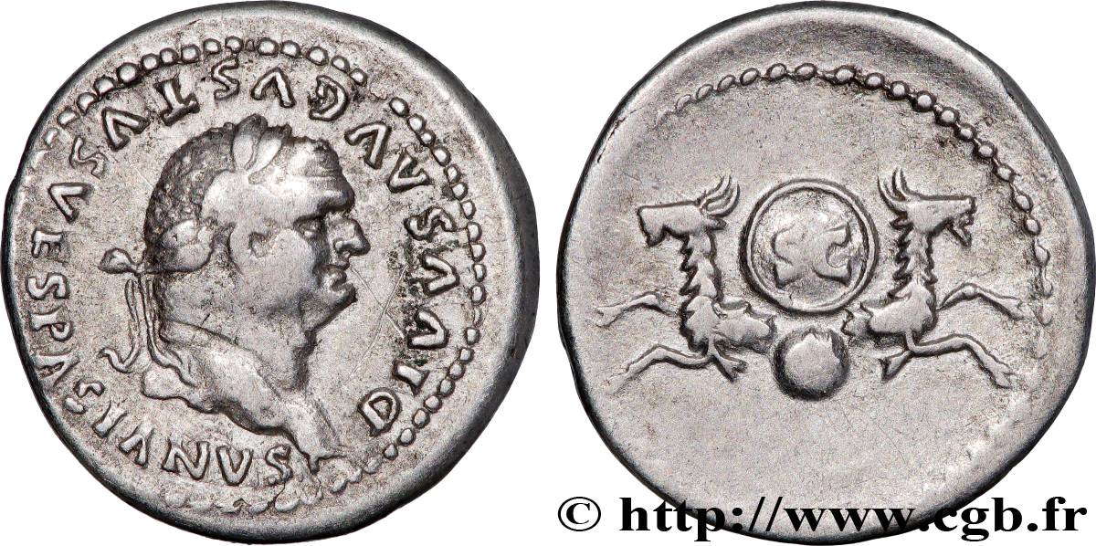 DIVUS VESPASIAN Denier AU