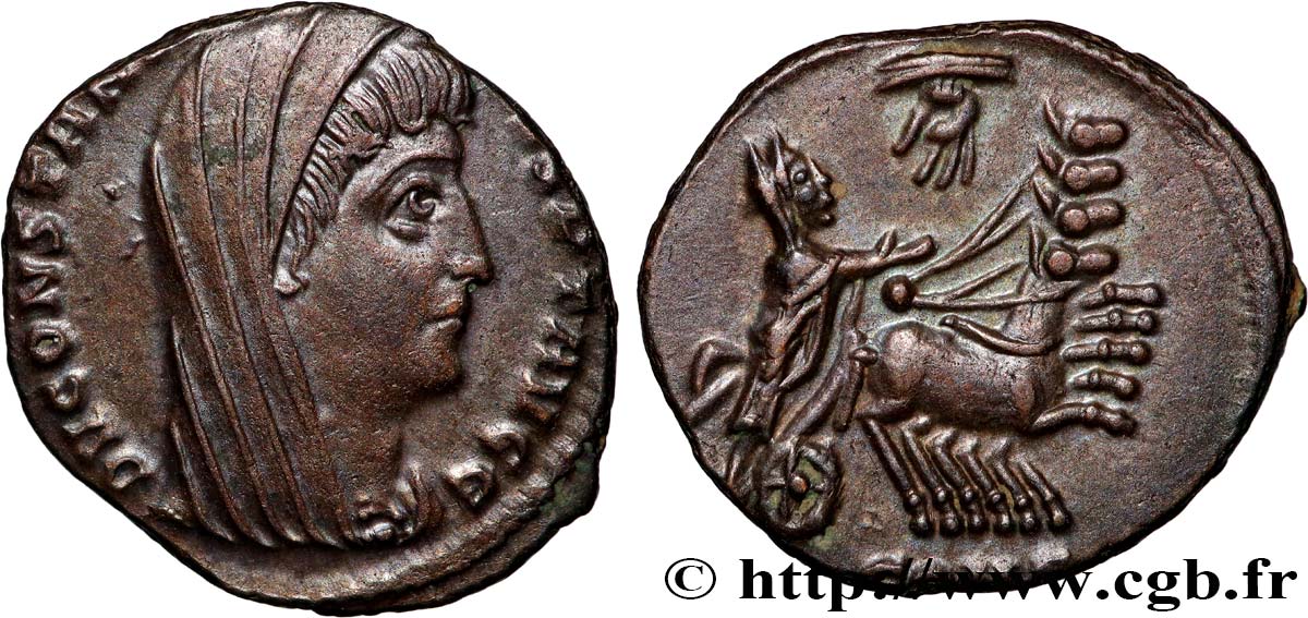 CONSTANTINO I EL MAGNO Centenionalis ou nummus FDC