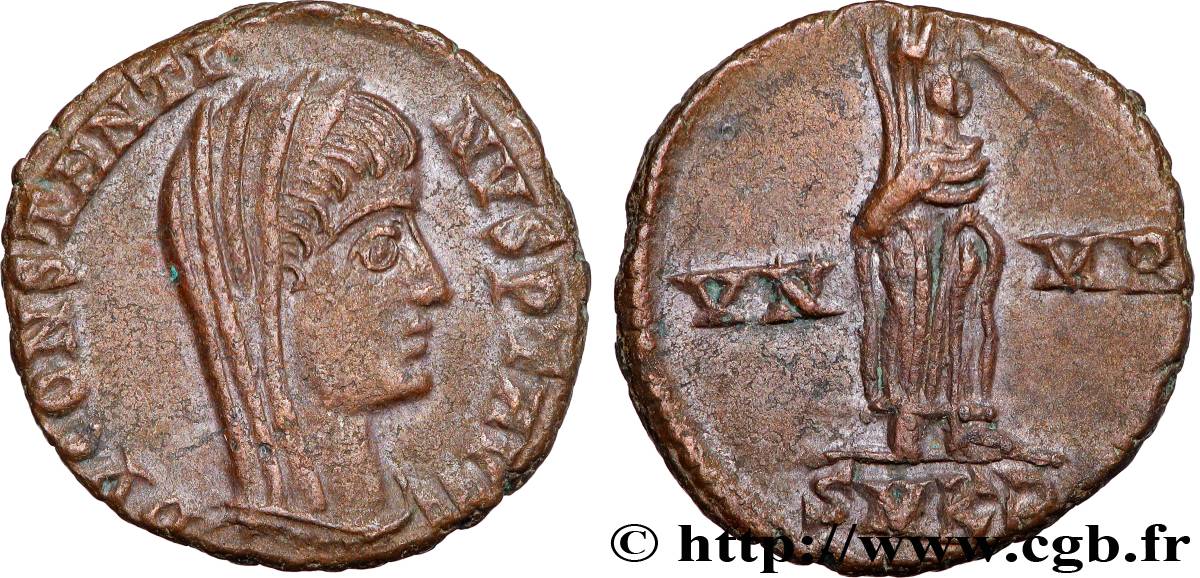 CONSTANTINE I THE GREAT Centenionalis ou nummus AU