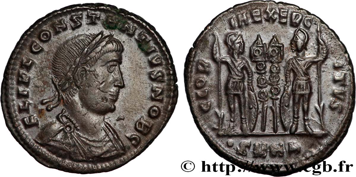 CONSTANCIO II Centenionalis ou nummus EBC