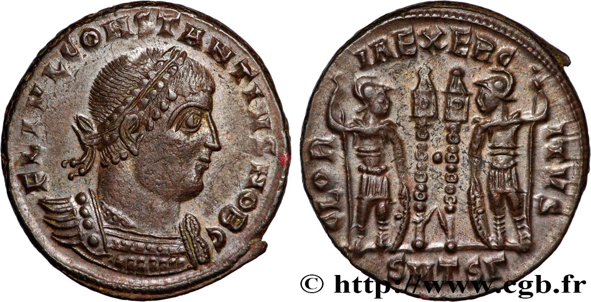 CONSTANCIO II Centenionalis ou nummus SC