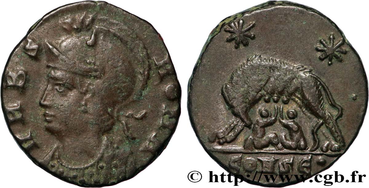 ROMA Centenionalis ou nummus AU
