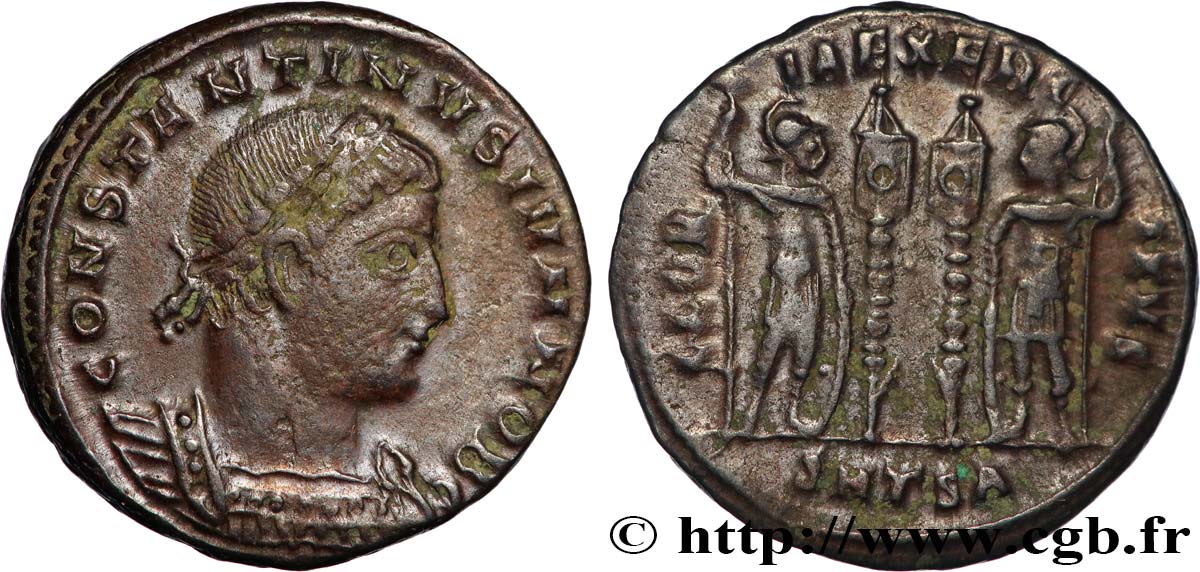 CONSTANTINO II Centenionalis ou nummus MBC+