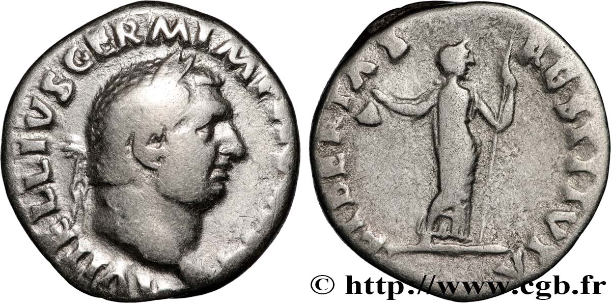 VITELLIUS Denier AU/XF