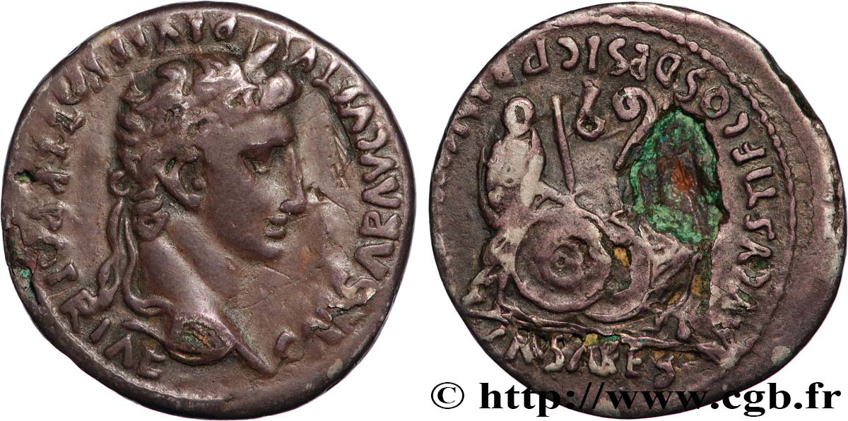 AUGUSTUS, CAIUS und LUCIUS Denier SS/fSS