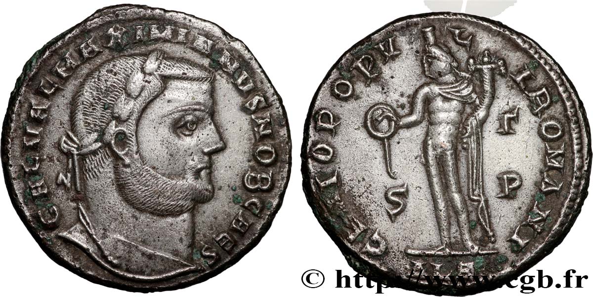 GALÈRE Follis ou nummus TTB+