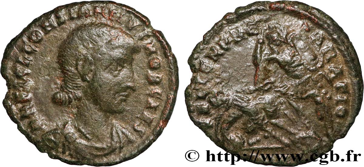 CONSTANCE GALLE Maiorina réduite, (PB, Æ 3) TB+/TTB