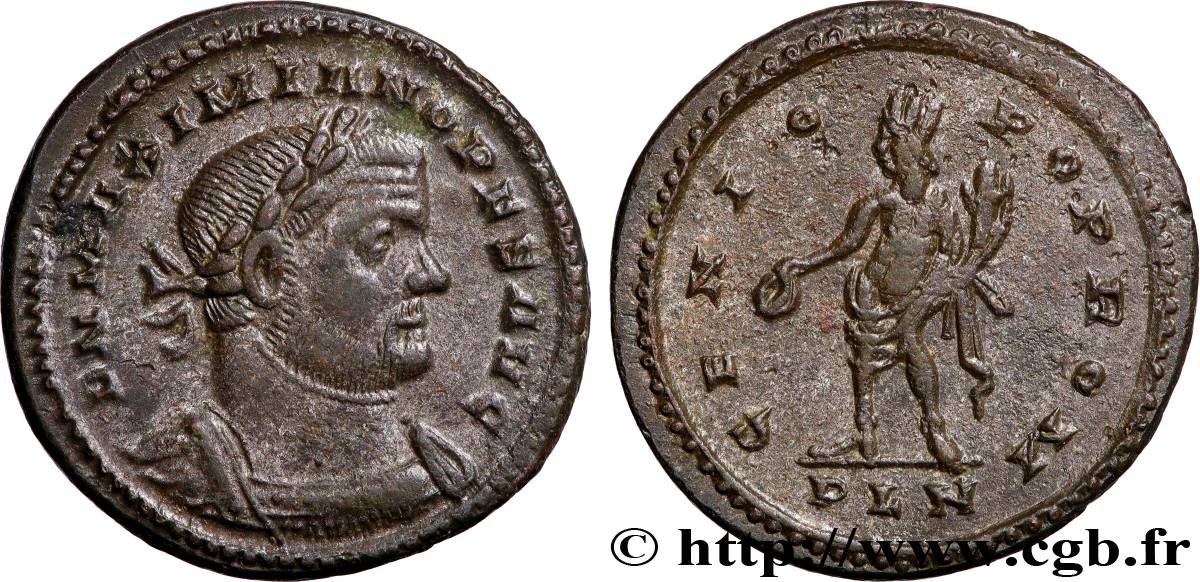 MAXIMIANUS HERCULIUS Follis ou nummus AU/XF