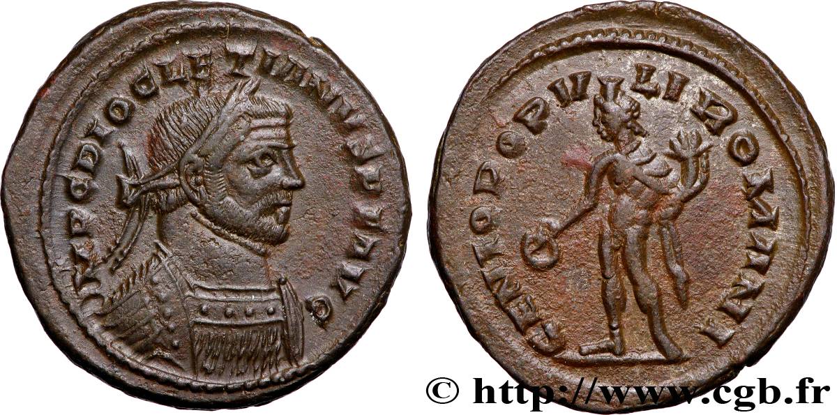 DIOCLETIAN Follis ou nummus AU