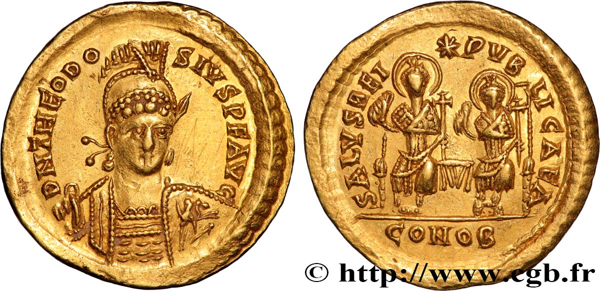 THEODOSIUS II Solidus VZ