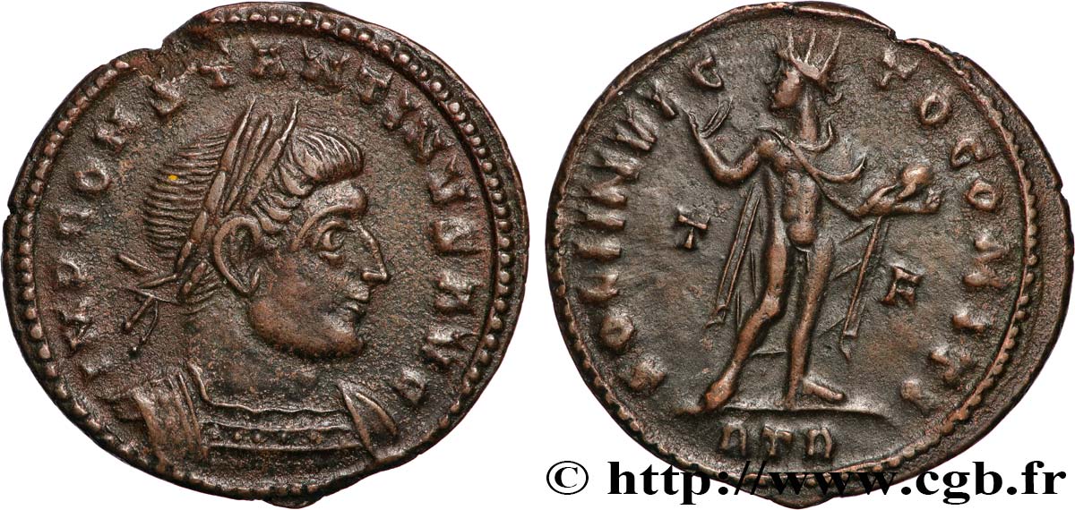 COSTANTINO I IL GRANDE Follis ou nummus SPL/q.SPL