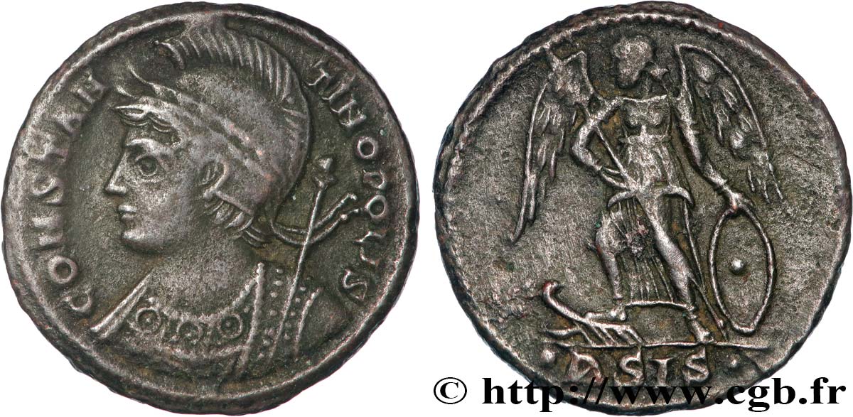 CONSTANTINOPOLIS Centenionalis ou nummus AU/XF