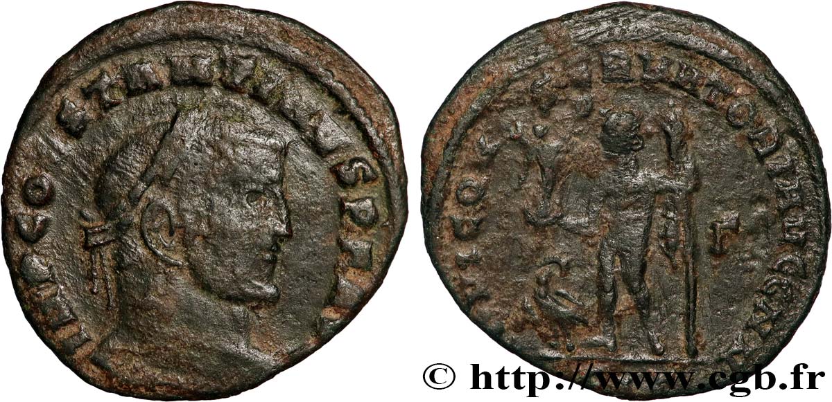 CONSTANTINO I EL MAGNO Follis ou nummus BC+