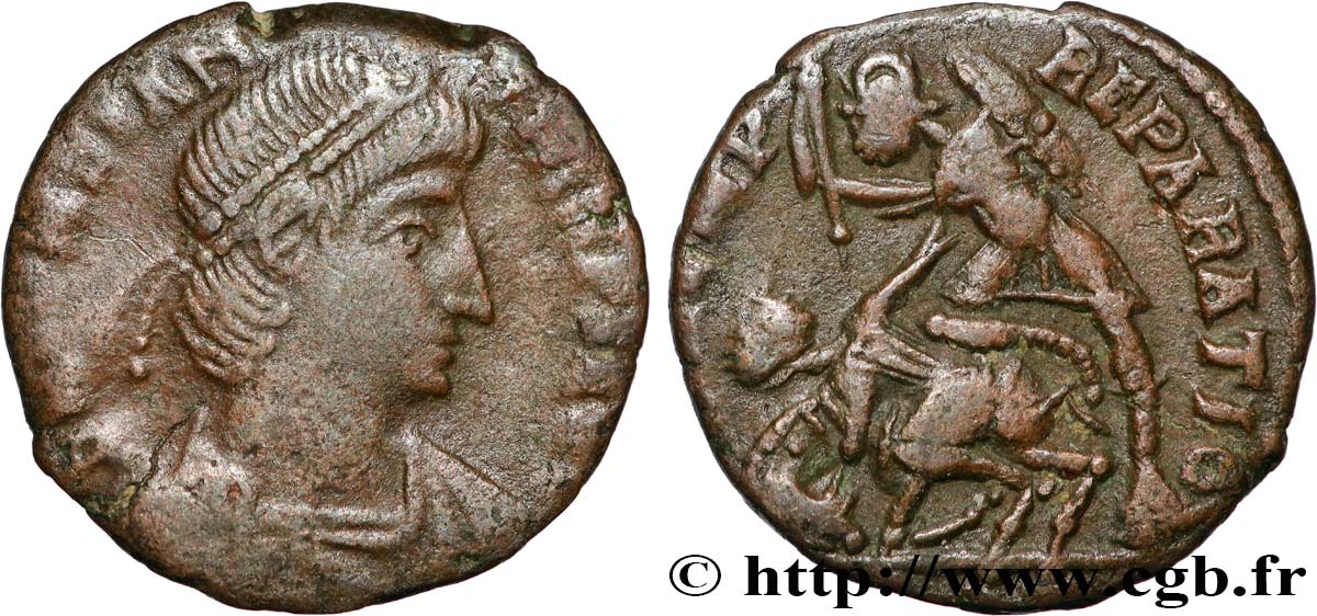 CONSTANTIUS II Maiorina réduite, (PB, Æ 3) XF