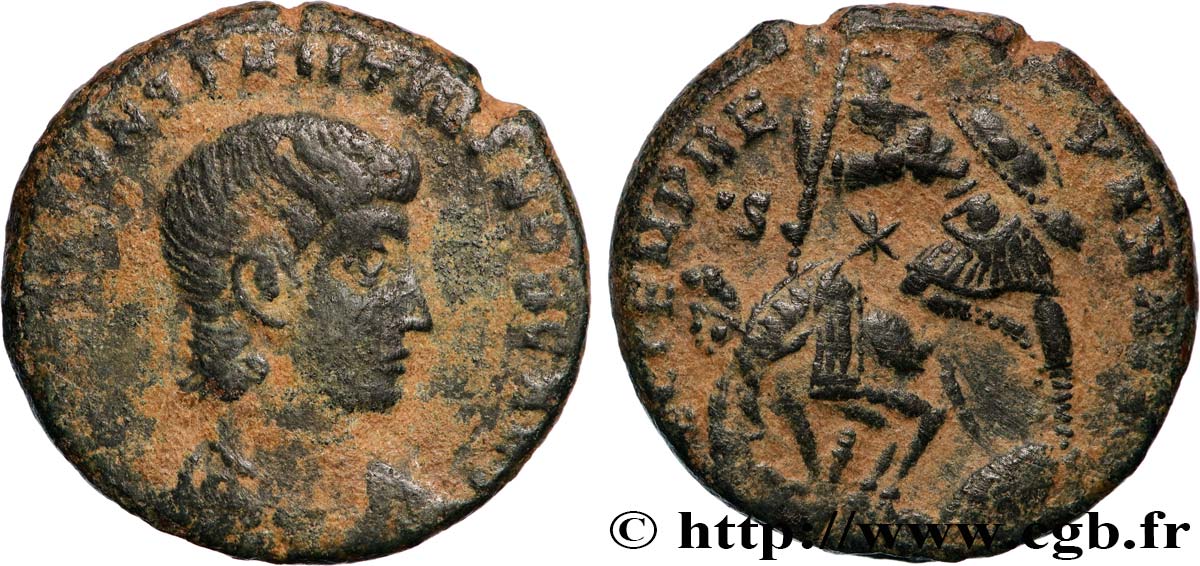 CONSTANTIUS GALLUS Maiorina, (MB, Æ 2) VF