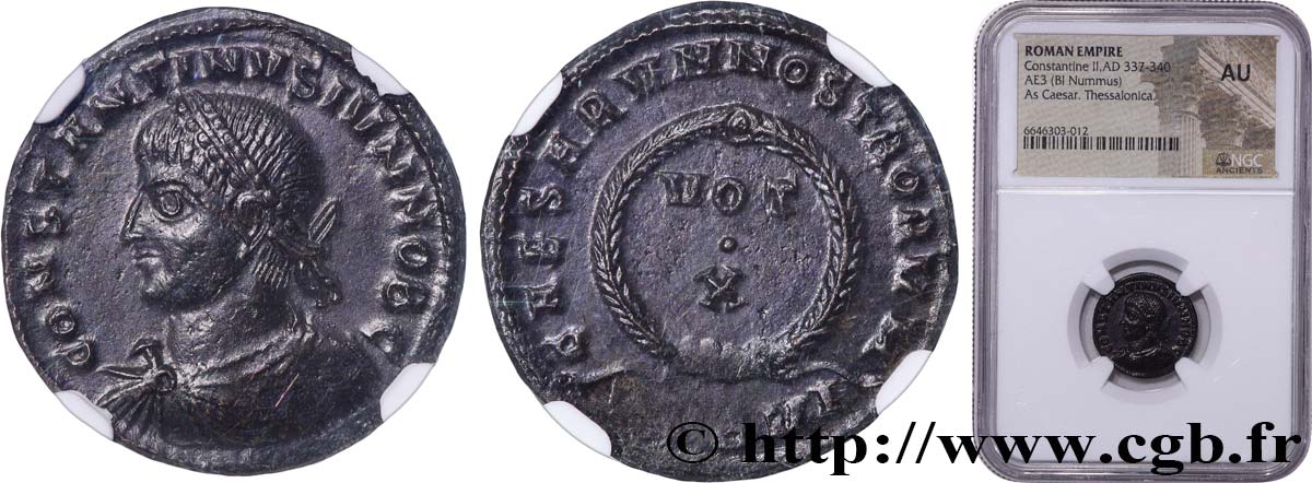 CONSTANTINUS II Centenionalis ou nummus fST