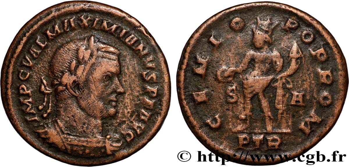 GALÈRE Follis ou nummus TTB/TB+