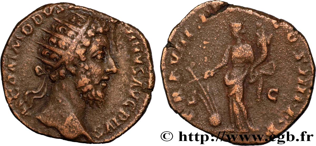 COMMODUS Dupondius XF/VF