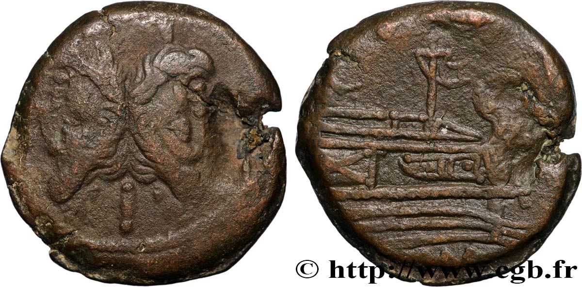 ROMAN REPUBLIC - ANONYMOUS As VF/XF