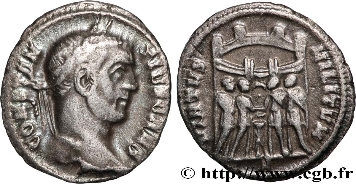 CONSTANTIUS I Argenteus VF/XF