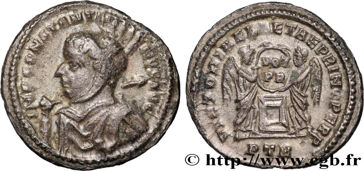 CONSTANTINE I THE GREAT Pseudo-argenteus XF/AU